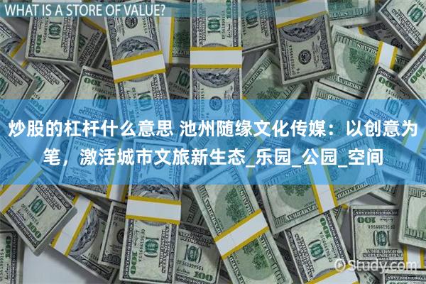 炒股的杠杆什么意思 池州随缘文化传媒：以创意为笔，激活城市文旅新生态_乐园_公园_空间